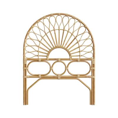 Boho tête de lit 90m en rotin naturel