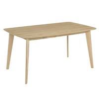 Erren table  manger rectangulaire en bois clair 6 personnes