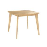 Briana table à manger en bois clair naturel 4 personnes