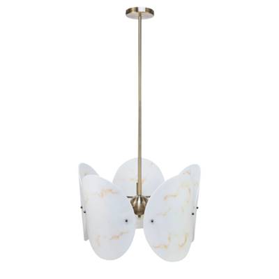 Gerwi suspension blanche et laiton ajustable