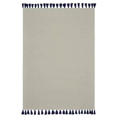 Atmospore tapis 120x170 beige et bleu uni