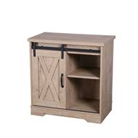 Manhattan commode ranch 1 porte coulissante bois H71,5cm