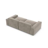 Stacele canapé 2 places en velours beige foncé