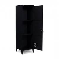 Barte armoire vestiaire en métal noir
