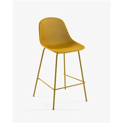 Volt tabouret extérieur jaune H75