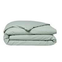 Essential housse de couette 240x260 coton uni vert céladon