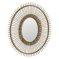 Charlie miroir en bambou naturel