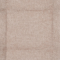 Nancy chaise matelassée beige en tissu grosse maille pieds métal