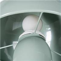 Mushy lampe de table champignon métal vert d'eau H25cm