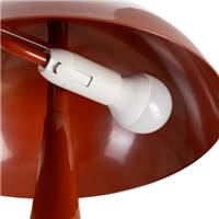 Panthe lampe de table champignon en métal terracotta H27.5cm