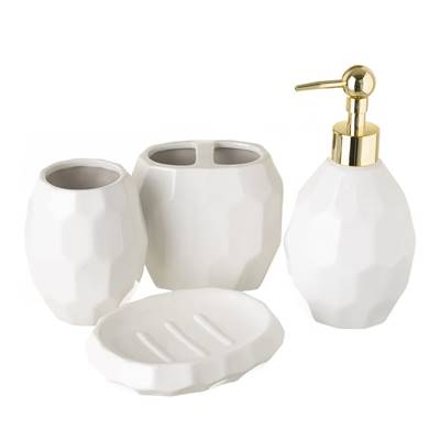 Pur set de toilette complet céramique blanc