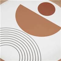 Arches plateau rond fond blanc