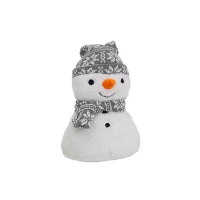 Snow butoir de porte bonhomme de neige bonnet gris