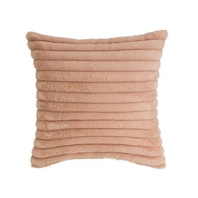 Century coussin velours beige 45x45