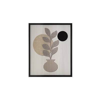 Mix tableau en mdf motif plante A