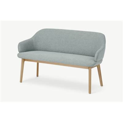 Erdee banc de table gris bleu et bois