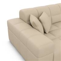 Lomob fauteuil 1 place en similicuir beige