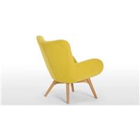 Doris fauteuil jaune shetland
