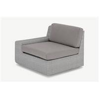 Cordon module canapé de jardin gris