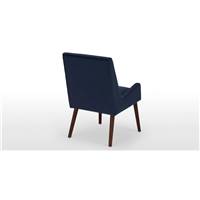 Higgs chaise en velours bleu royal
