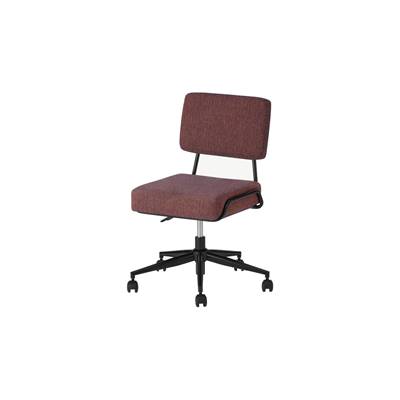 Knox chaise de bureau tissu rose et bleu