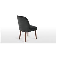 Margot chaise velours gris graphite