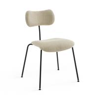 Nordine chaise tweed texturé ficelle