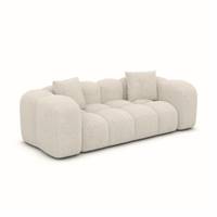 Cotton canapé 2 places en tissu bouclé toffe gris