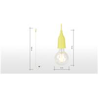 Frey suspension murale jaune