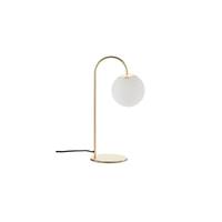 Manisa lampe de table laiton et opaline