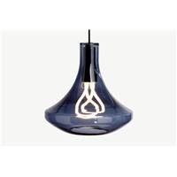 Plume suspension bleu fumé