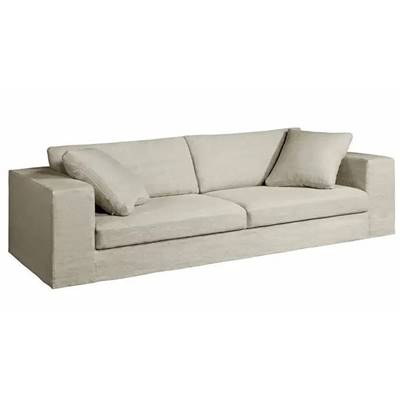 Simona canapé 5 places stonewashed naturel