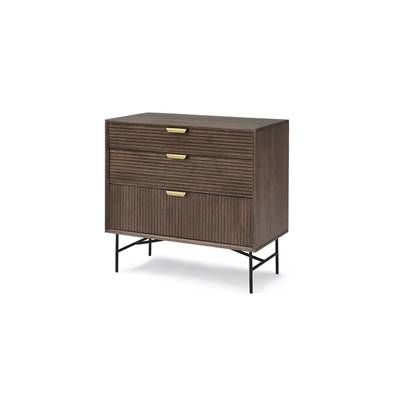 Haines commode bois de manguier et laiton