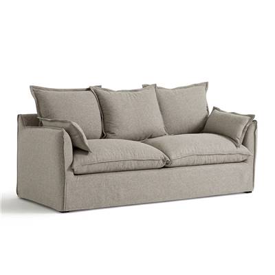 Kalisto canapé convertible polyester vert grisé