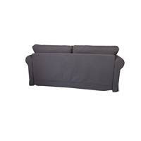 Takayu canapé convertible en coton taupe