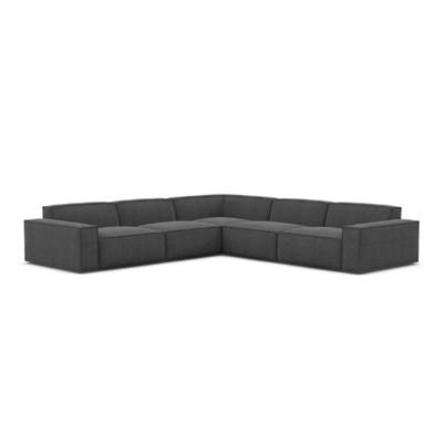 Stacele canapé corner en structure gris anthracite