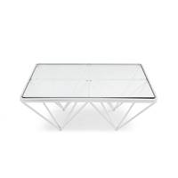 Sohan table basse pierre en verre