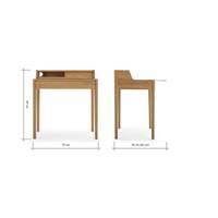 Leonie bureau compact chêne