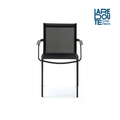 Byro fauteuil de jardin aluminium antractite