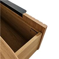 Tambo commode chêne et noir
