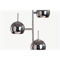 Austin lampadaire triple spots chrome