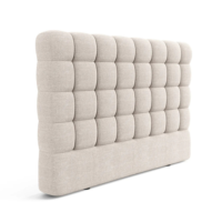 Rediame tête de lit 200cm en tissu texturé beige