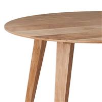 Bianca table ronde pour 4 personnes en bois d'acacia Ø115