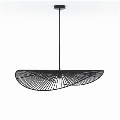 Kena suspension en papier de corde noir