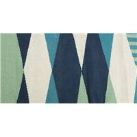 Braid tapis vert d'eau et bleu marine 170x240