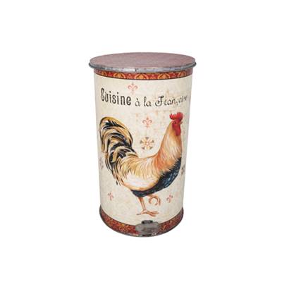 Poubelle Coq Cuisine à la française Ø 27.5cm