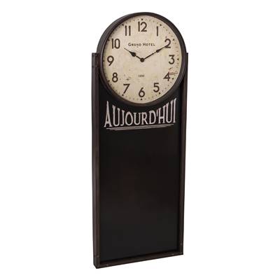 Pendule tableau noir