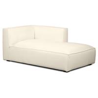 Basil méridienne gauche tissu bouclé blanc