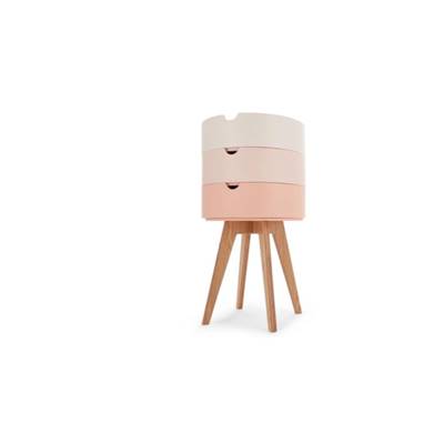 Cairn table de chevet ton de rose