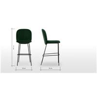 Fiasa tabouret de bar vert sapin